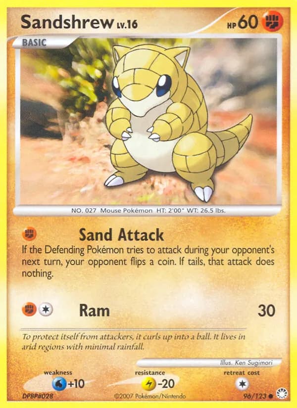 Sandshrew – Mysterious Treasures 96