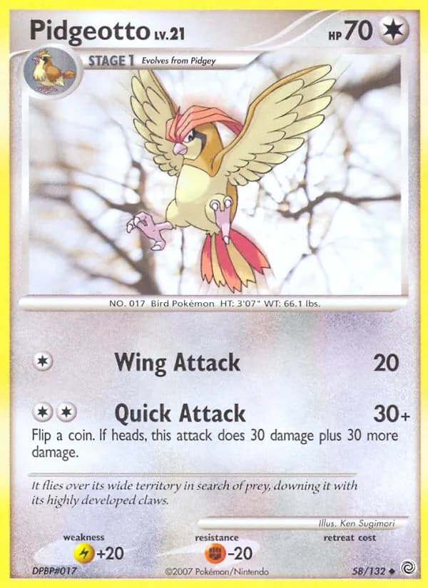 Pidgeotto – Secret Wonders 58