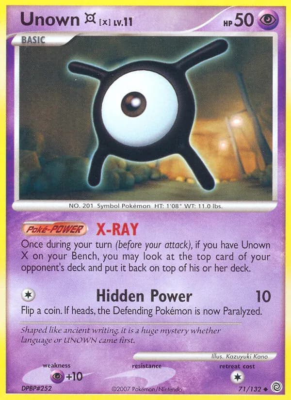 Unown X – Secret Wonders 71