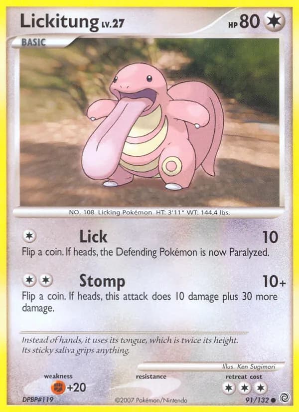 Lickitung – Secret Wonders 91