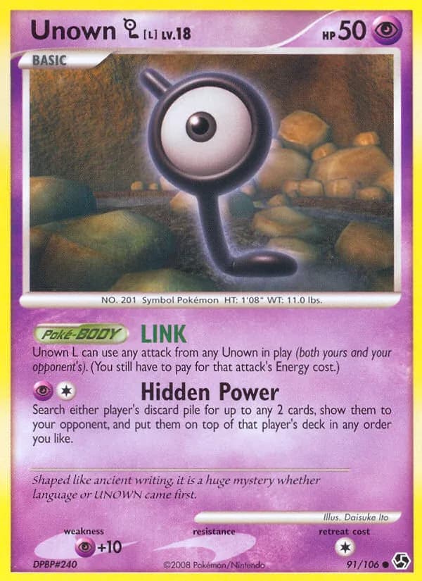 Unown L – Great Encounters 91