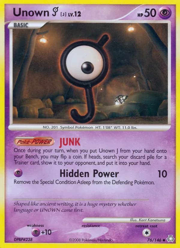 Unown J – Legends Awakened 76