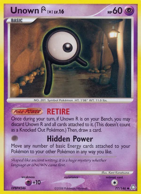 Unown R – Legends Awakened 77