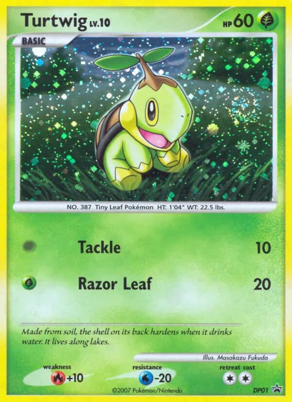 Turtwig – DP Black Star Promos DP01