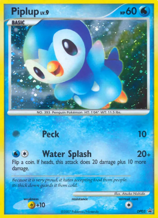 Piplup – DP Black Star Promos DP03