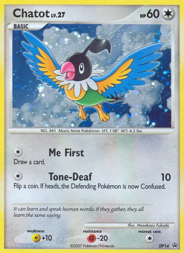 Chatot – DP Black Star Promos DP14