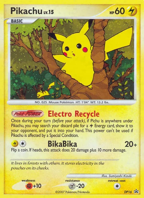 Pikachu – DP Black Star Promos DP16