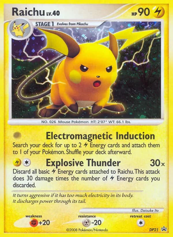 Raichu – DP Black Star Promos DP21