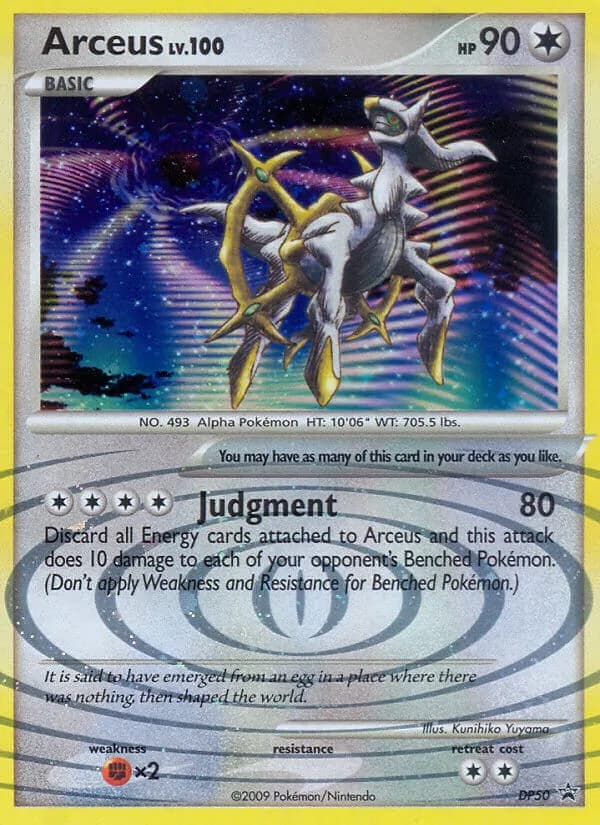 Arceus – DP Black Star Promos DP50