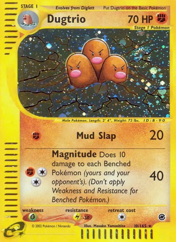 Dugtrio – Expedition Base Set 10