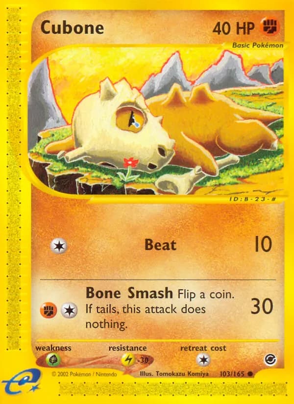 Cubone – Expedition Base Set 103
