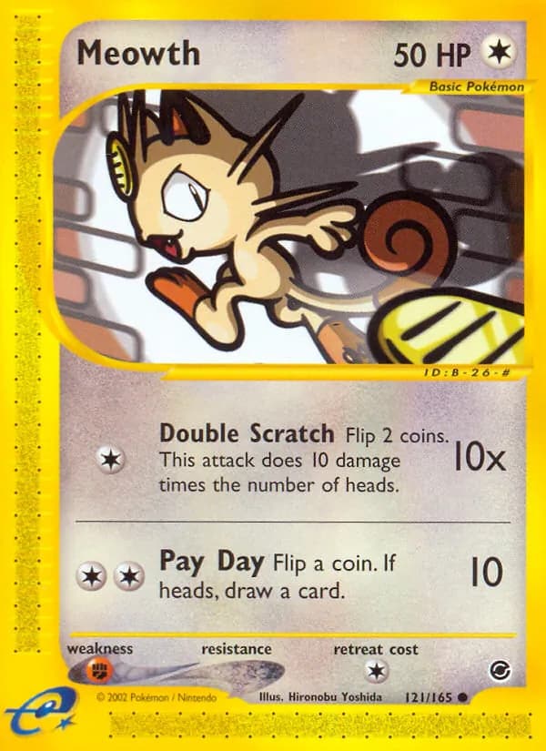 Meowth – Expedition Base Set 121