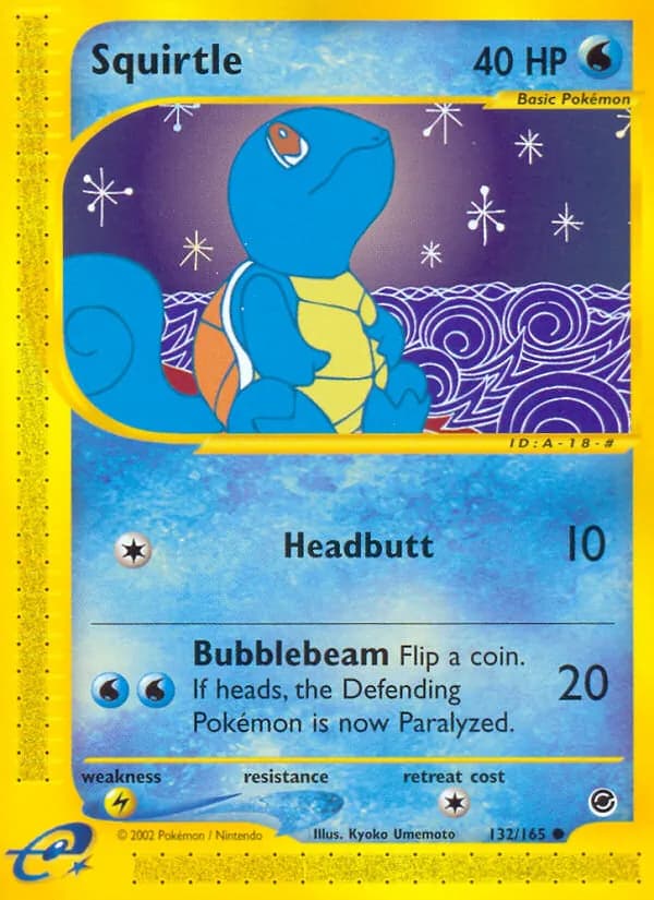 Squirtle – Expedition Base Set 132