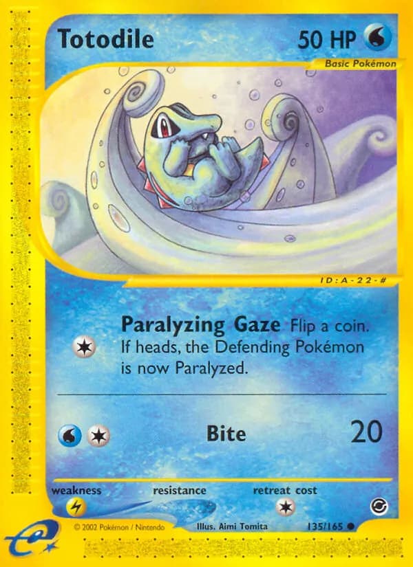 Totodile – Expedition Base Set 135