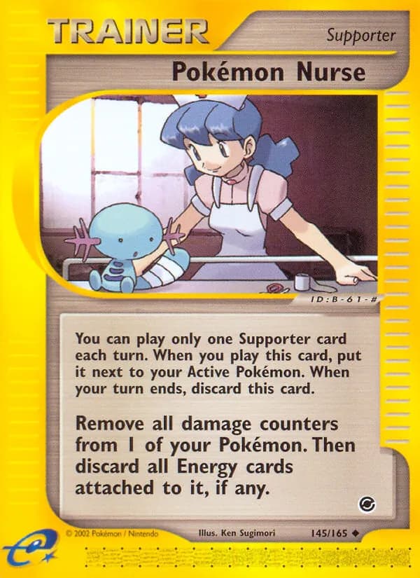 Pokémon Nurse – Expedition Base Set 145