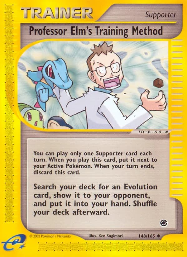 Professor Elm's Training Method – Expedition Base Set 148