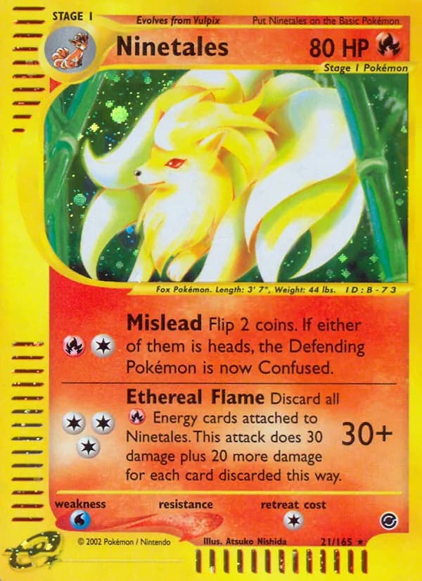 Ninetales – Expedition Base Set 21