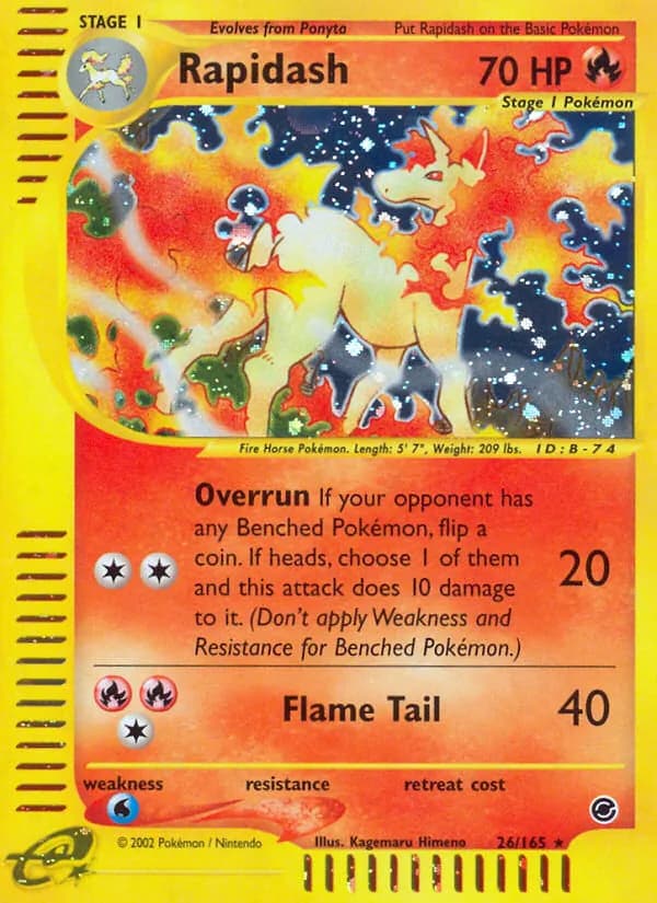 Rapidash – Expedition Base Set 26