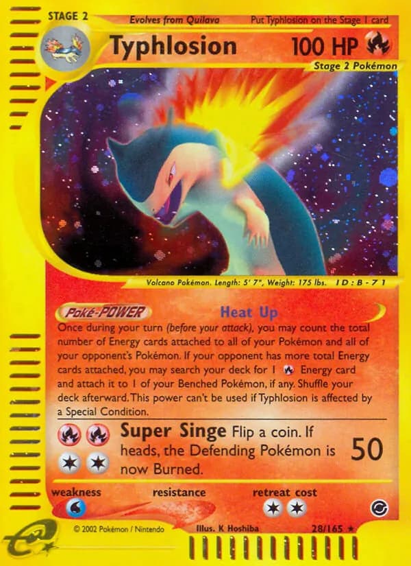 Typhlosion – Expedition Base Set 28