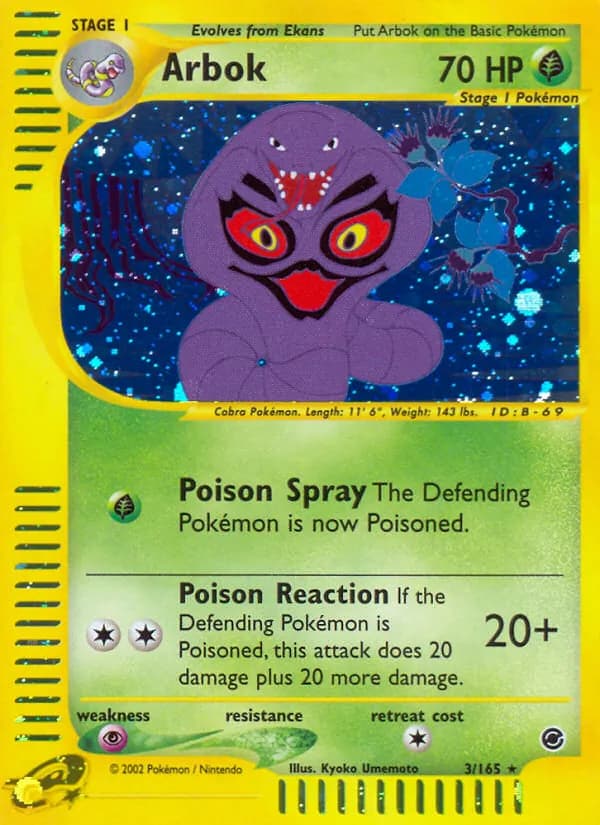 Arbok – Expedition Base Set 3