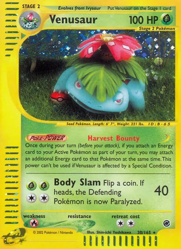 Venusaur – Expedition Base Set 30