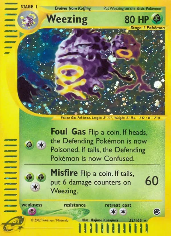 Weezing – Expedition Base Set 32