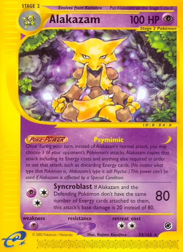 Alakazam – Expedition Base Set 33
