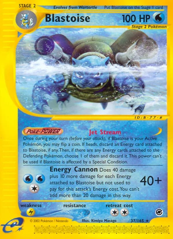 Blastoise – Expedition Base Set 37
