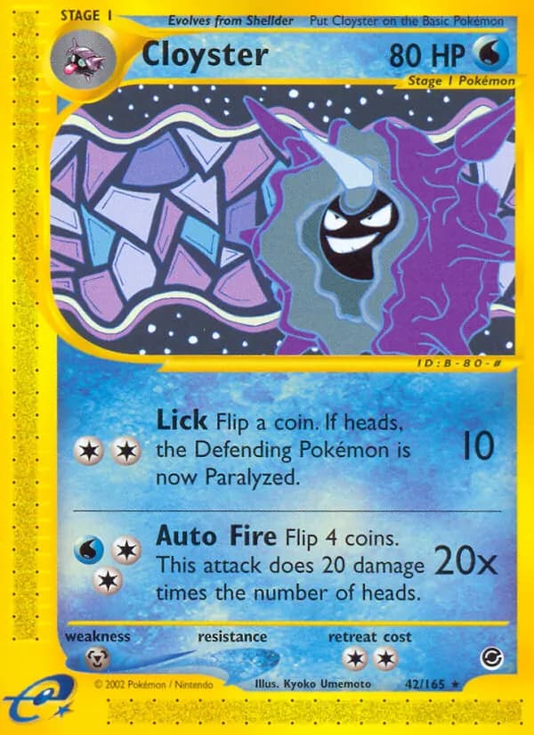 Cloyster – Expedition Base Set 42
