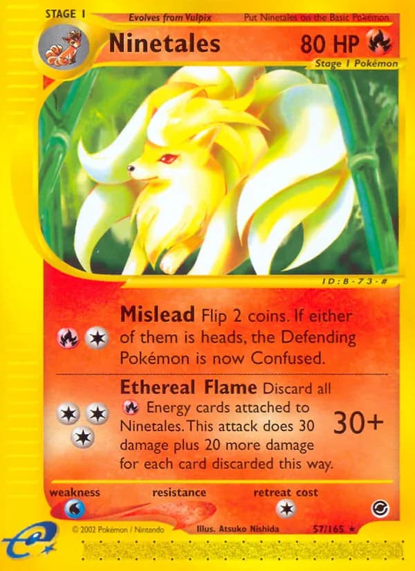 Ninetales – Expedition Base Set 57