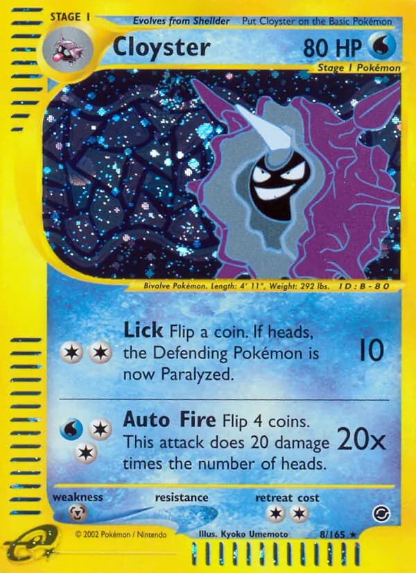 Cloyster – Expedition Base Set 8