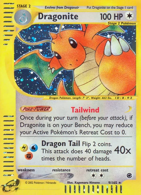 Dragonite – Expedition Base Set 9