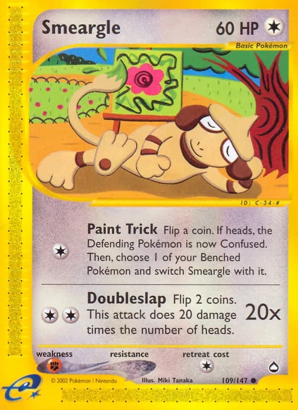 Smeargle – Aquapolis 109
