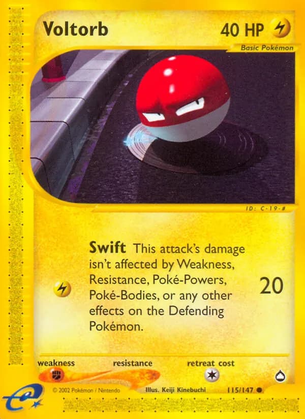 Voltorb – Aquapolis 115