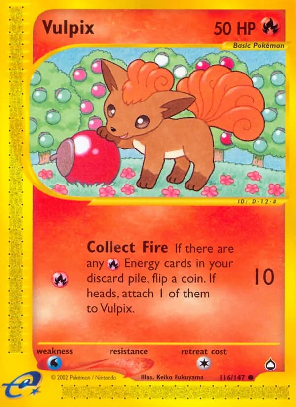 Vulpix – Aquapolis 116