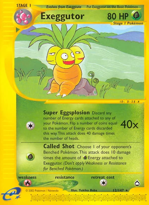 Exeggutor – Aquapolis 12