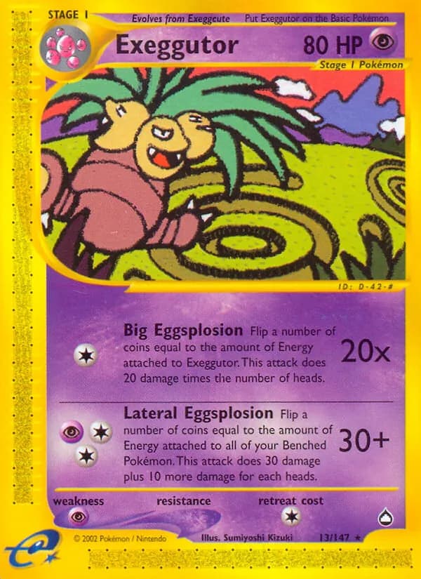 Exeggutor – Aquapolis 13