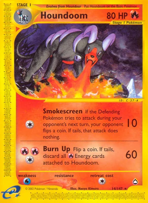 Houndoom – Aquapolis 14