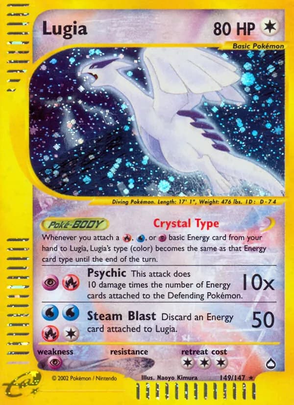 Lugia – Aquapolis 149