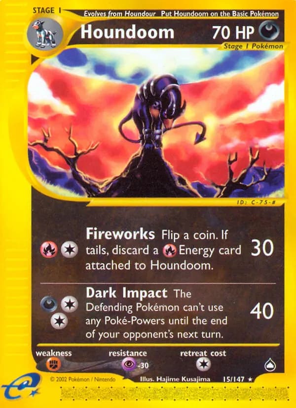 Houndoom – Aquapolis 15