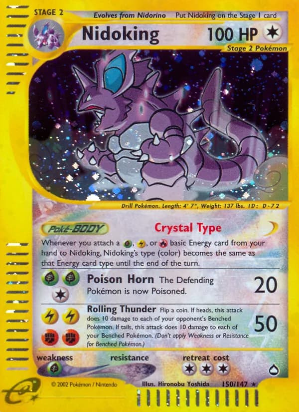 Nidoking – Aquapolis 150