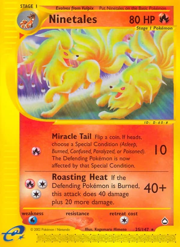 Ninetales – Aquapolis 25