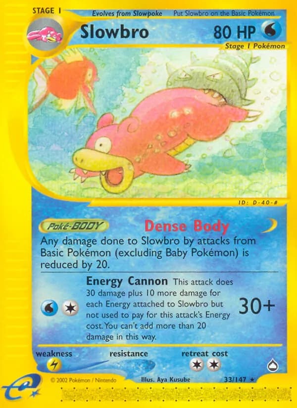 Slowbro – Aquapolis 33