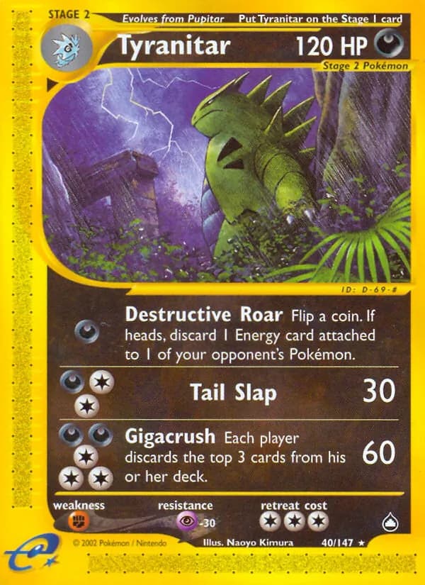 Tyranitar – Aquapolis 40