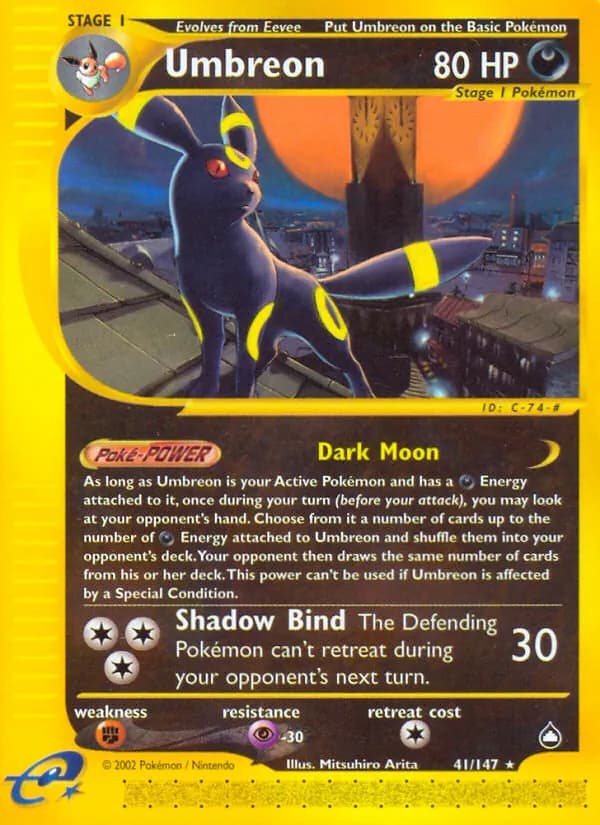 Umbreon – Aquapolis 41