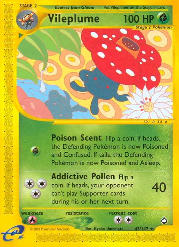 Vileplume – Aquapolis 43