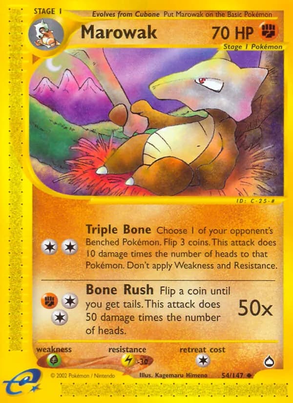 Marowak – Aquapolis 54