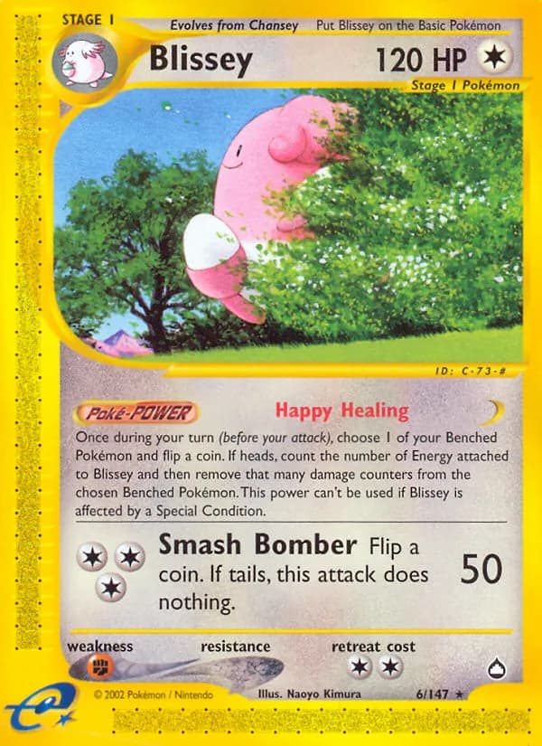 Blissey – Aquapolis 6