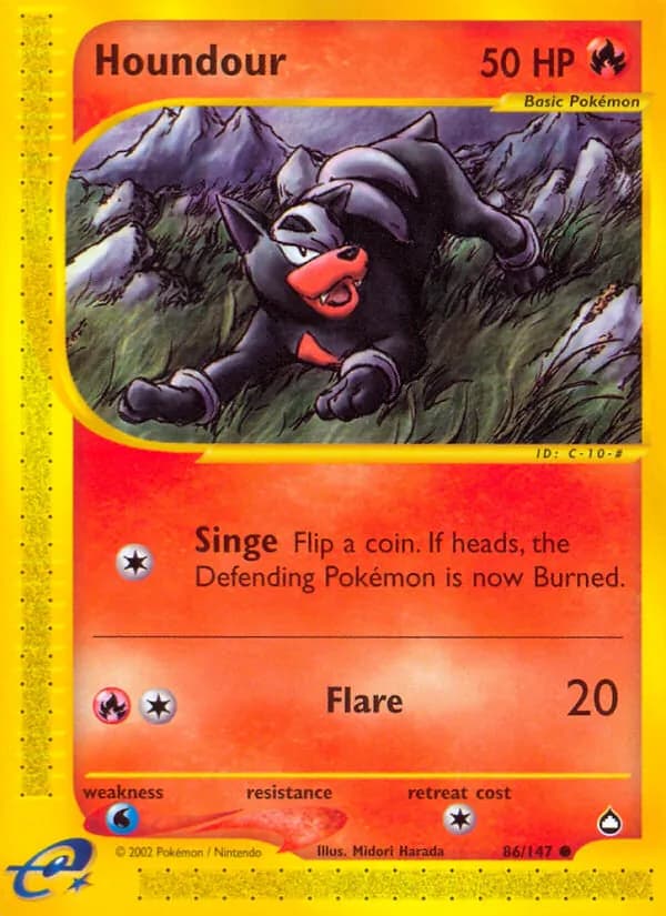 Houndour – Aquapolis 86
