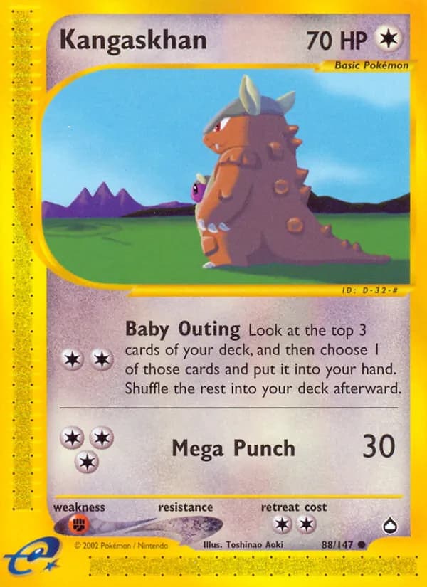 Kangaskhan – Aquapolis 88